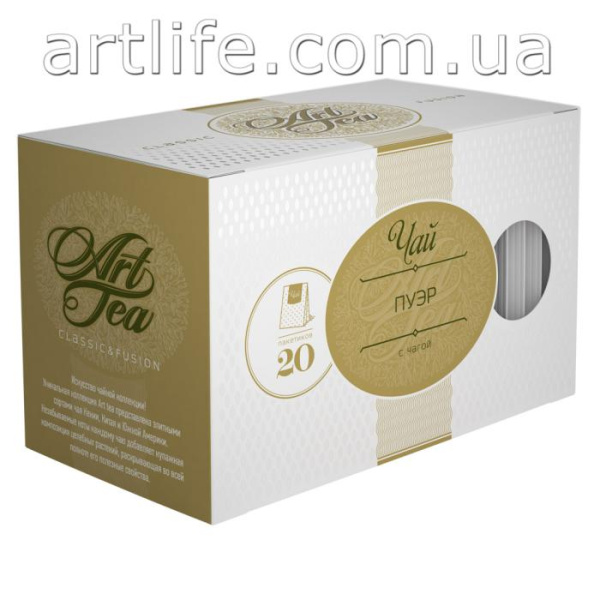 Чай пуер з чагой