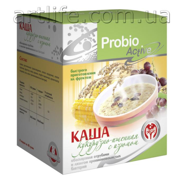 Каша кукурудзяно-пшенична з Ізюмом