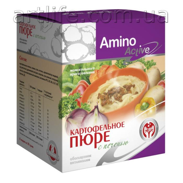 Картопляне пюре з печінкою