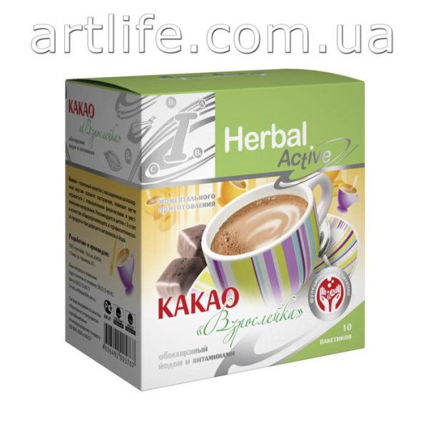 Какао Взрослейка з йодом