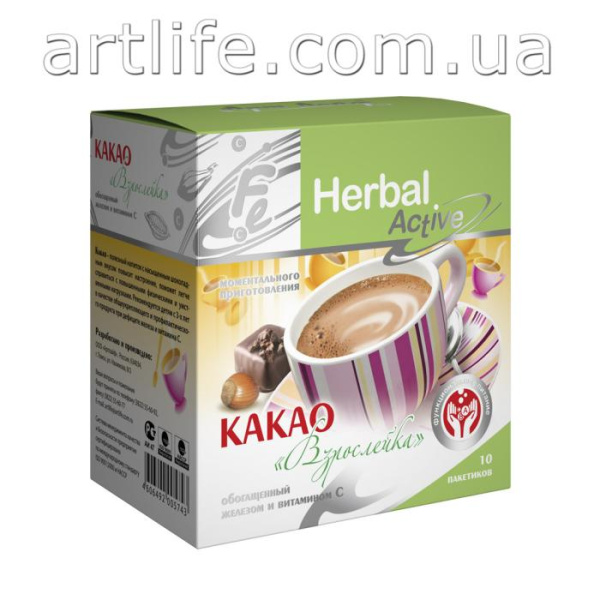 Какао Взрослейка з залізом